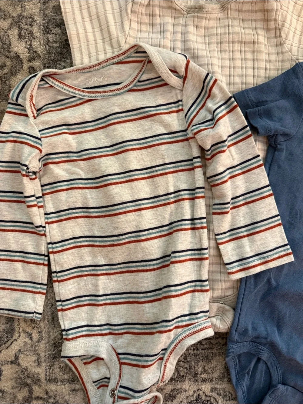 3-Pack Baby Boys' Short & Long Sleeve Bodysuits • 18m + 24m